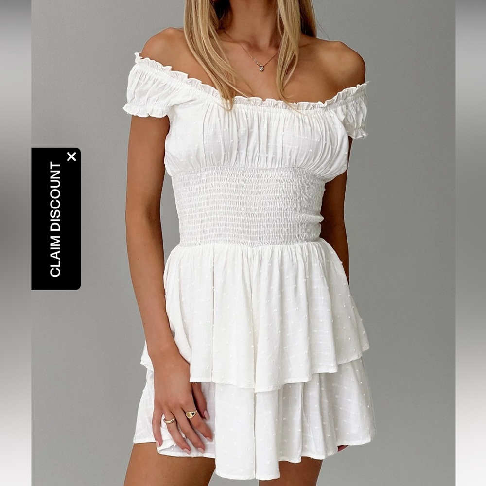 Princess Polly Anastasiya Mini Dress (Romper) in Lime
